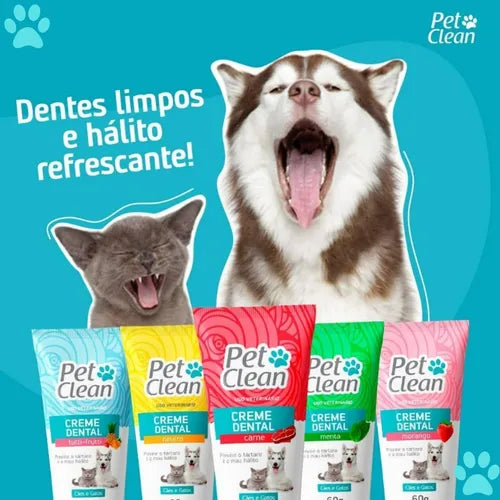 Gel Dental Pet Clean para Cães e Gatos