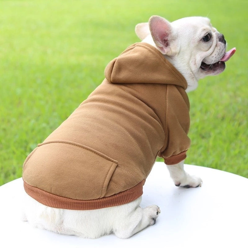 Roupa De Moletom Com Capuz Para Cães e Gatos Pequenos e Médios