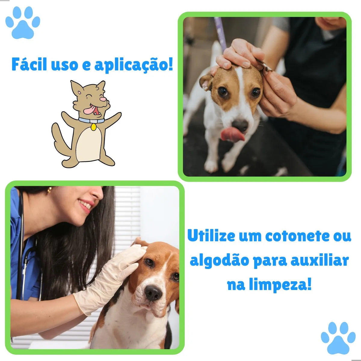 Limpa Ouvido Para Cães E Gatos 100g
