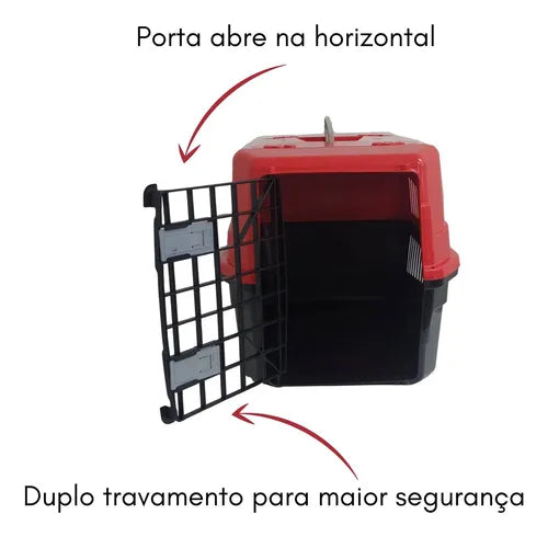 Caixa de transporte cães e gatos Nº4 Mec