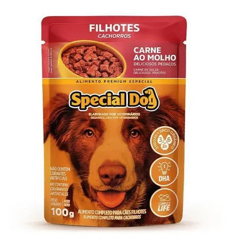 Ração Special Dog Sache Cães Filhotes 100g