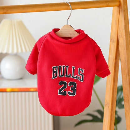 Roupas Para Cães Da Moda De Basquetebol Casaco Animais De Estimação Quente
