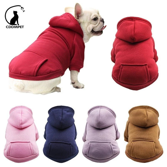 Roupa De Moletom Com Capuz Para Cães e Gatos Pequenos e Médios
